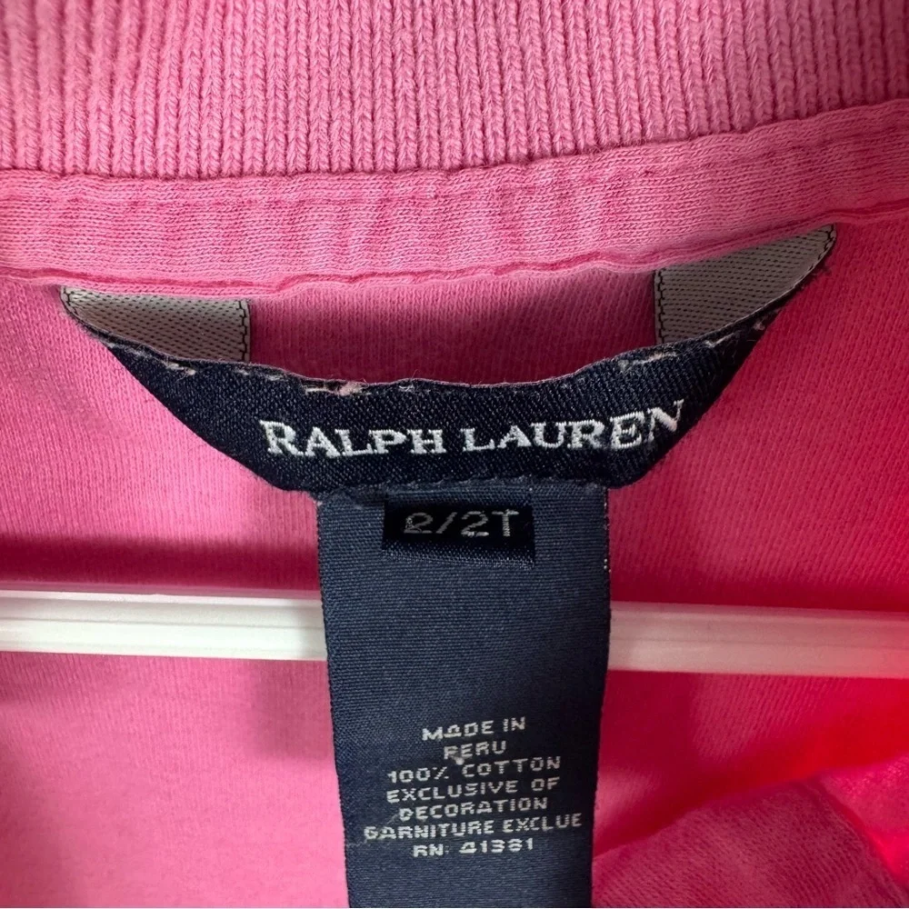 Ralph Lauren Pink Dress Girls Size 2/2T